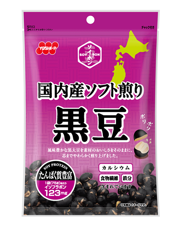 SOYBON 国内産ソフト煎り黒豆